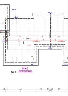 Spitzboden-Grundriss