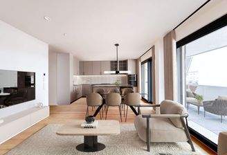 Helles Wohn-Esszimmer