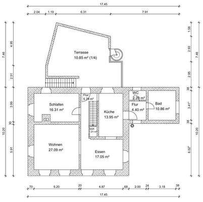 Grundriss Obergeschoss