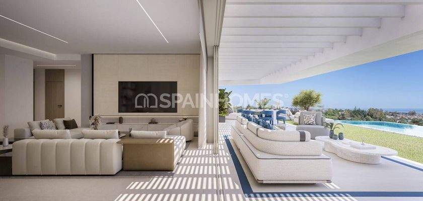 Sea-View Apartments in a Complex with Pool in Benahavís