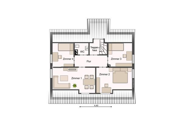 Grundriss Dachgeschoss