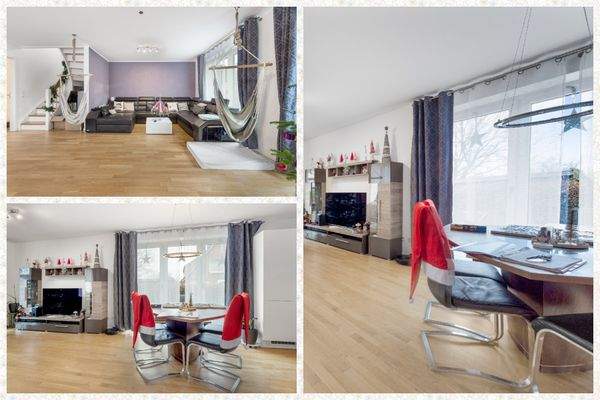 großes Wohn-/Esszimmer