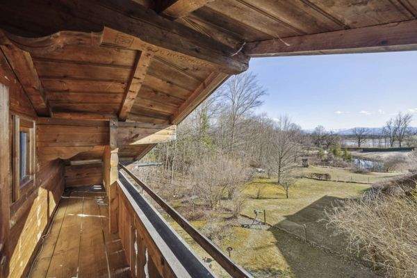 Blick vom Balkon OG im Winter