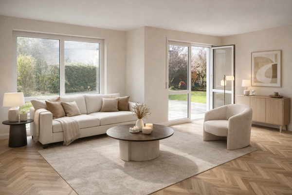 Tapeten runter und ein neuer Parkettboden rein!