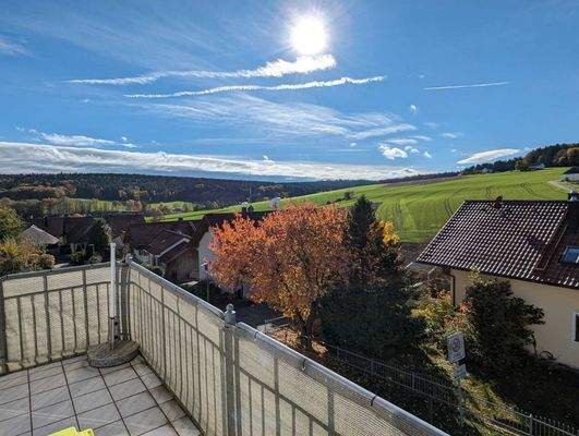 Ausblick vom West-Balkon