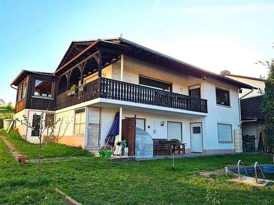 Eckansicht Gartenansicht