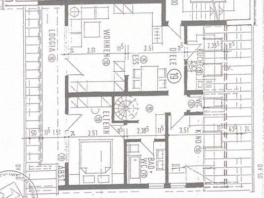 Grundriss EG Maisonette