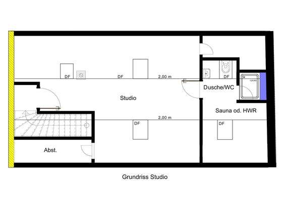Grundriss Studio
