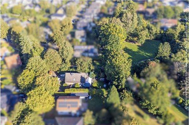 Grundstück von oben - Blick von Süd-Südost