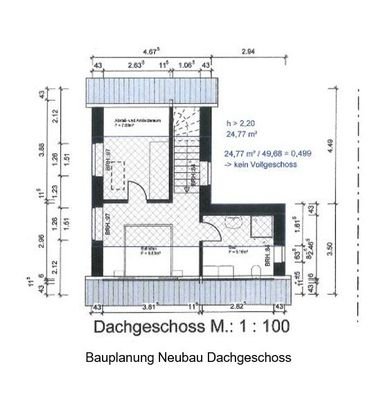 Planung Neubau DG