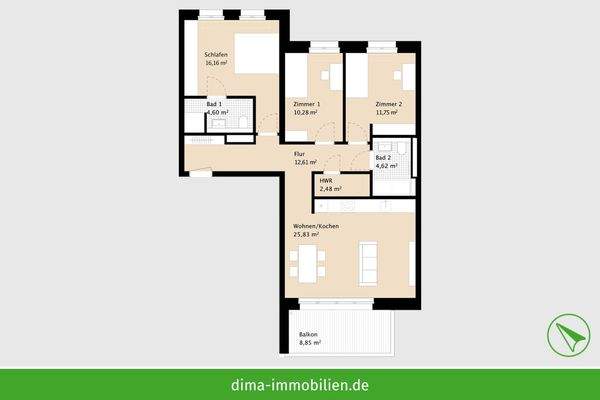 WE 02 im 1. OG (Vorderhaus)