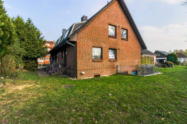 Außenansicht der Mehrfamilienhäuser 