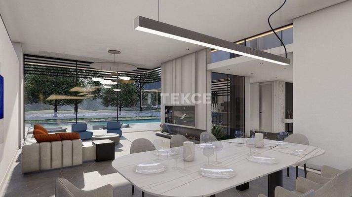 Detached Stylish Villa with Pool and Garden in İzmir Çeşme