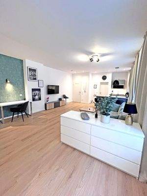 Blick vom Eingang Richtung Wohnbereich