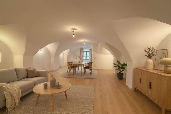 KI ChatGPT erstellter Wohn-u.Essbereich (Beispiel)