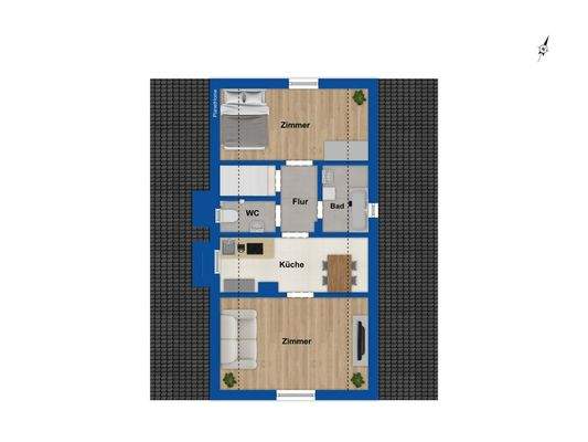 Grundriss Dachgeschoss