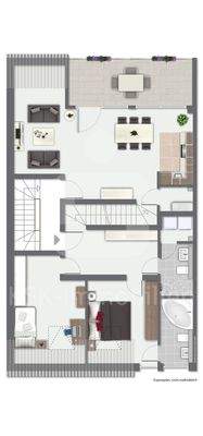 Grundriss 1. Dachgeschoss Haus 57