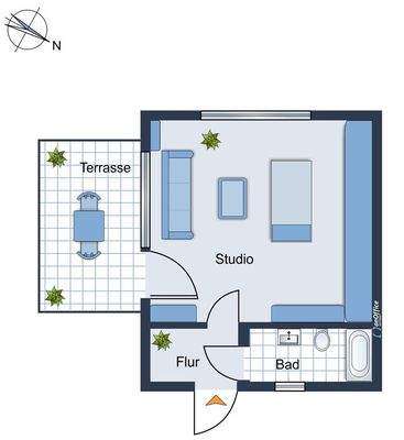 Grundriss Gästehaus