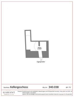 neu Grundriss Kellergeschoss