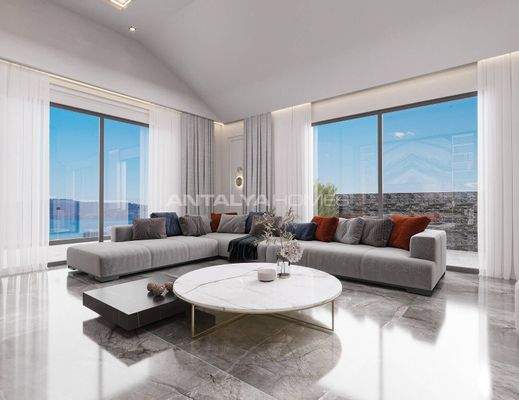 Sea and City-View Flats near the Beach in Alanya Oba