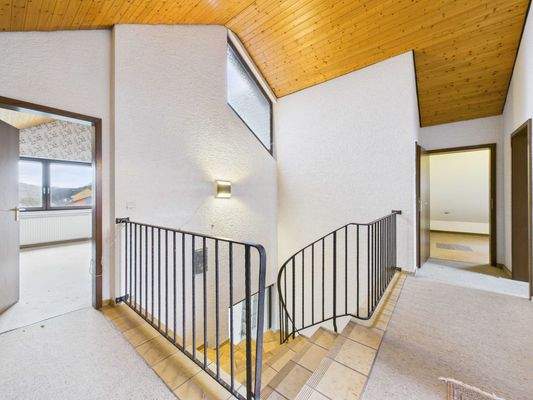 Aufgang im Dachgeschoss