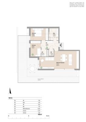 Wohnungsplan Penthouse