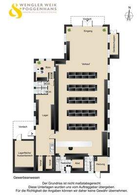 Grundriss Gewerbeanwesen