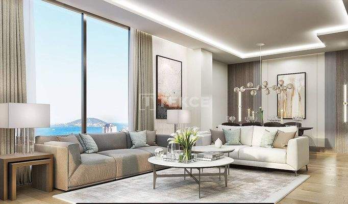 Elegant Apartments with Sea View in İstanbul Maltepe