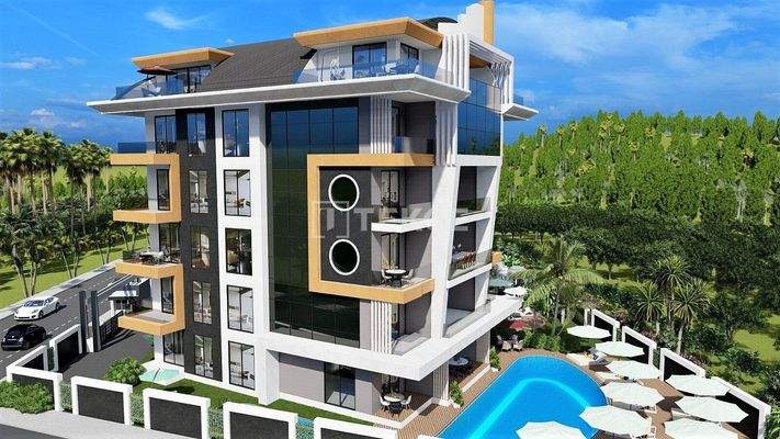 Chic Flats with Smart Home Systems in Oba Alanya