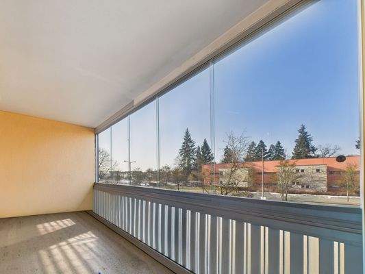 Süd-West Balkon / Wintergarten