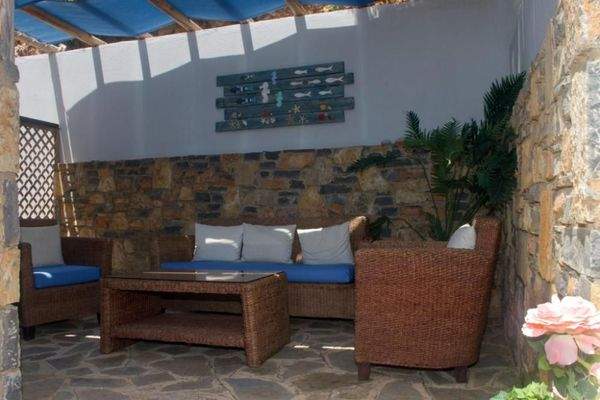 Crete, Plaka Elounda: Villa with swimming pool and panoramic views above Plaka