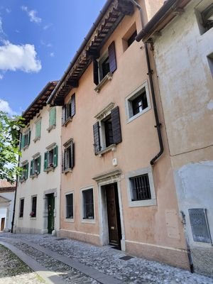 historisches Haus in Cividale del Friuli mit Garten und Panoramablick