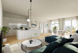 Das Wohn- und Esszimmer