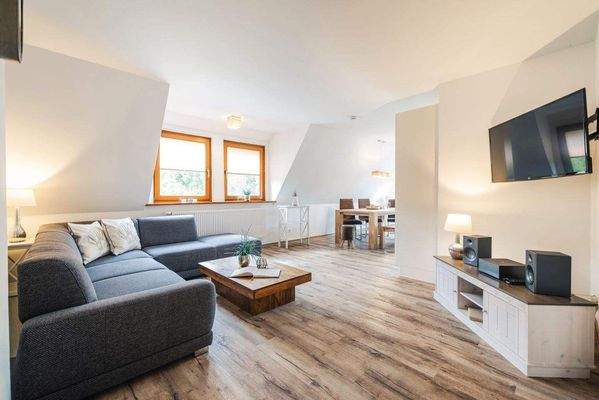 Wohnbereich im Obergeschoss