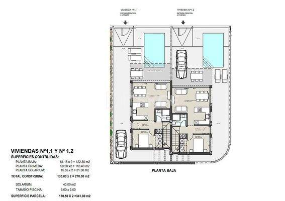 Luxury Townhouses near Las Higuericas Beach in Pilar de la Horadada