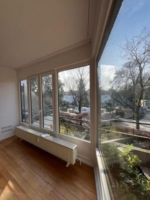 Blick aus dem Wohnzimmer