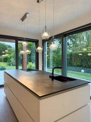 Maßangefertigte Ballerina-Einbauküche