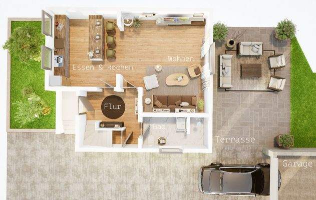 Umbauvorschlag, Erdgeschoss