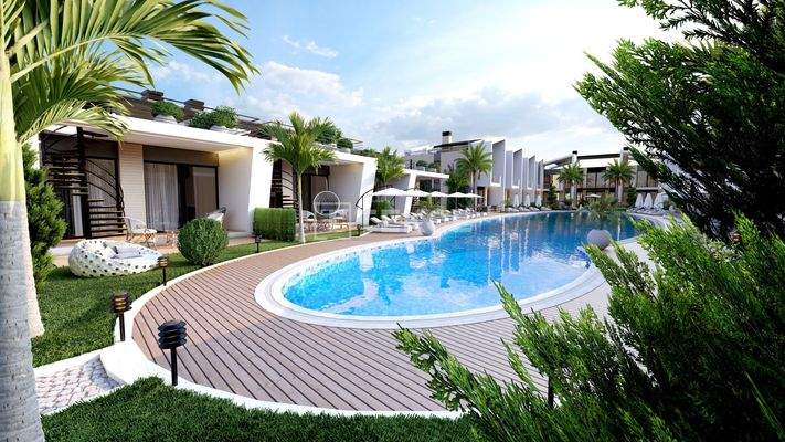 Flats in a Modern Complex in North Cyprus Lapta