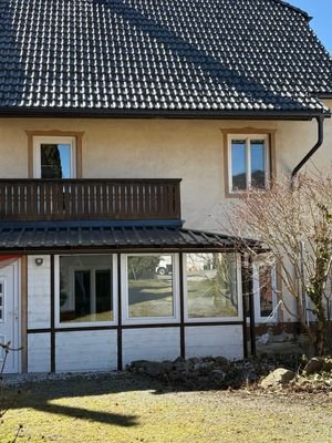 Rückansicht mit Wintergarten