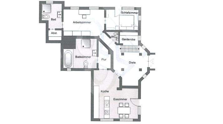 Grundriss Erdgeschoss