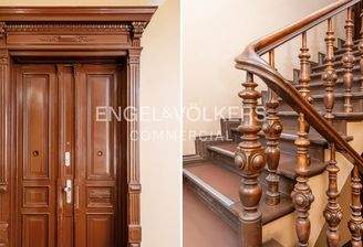 Wohnungstür und Treppenhaus