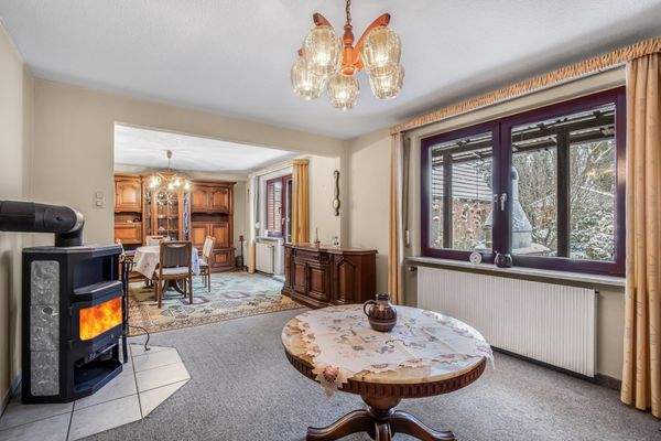 Erdgeschoss Wohnen mit Kamin