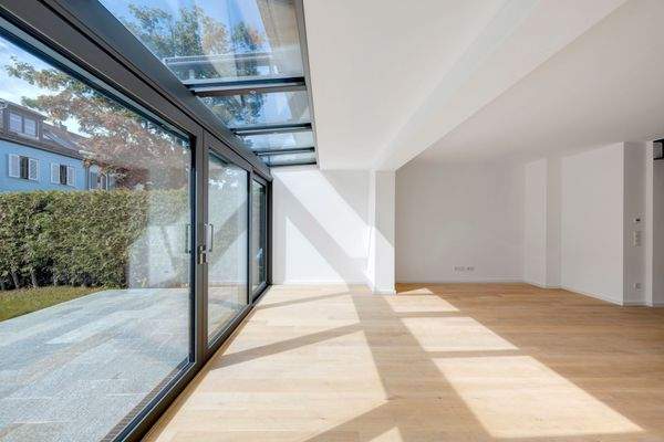 Wintergarten mit Verschattung