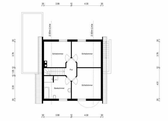 Grundriss Obergeschoss