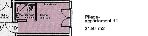 Grundriss Appartement 11