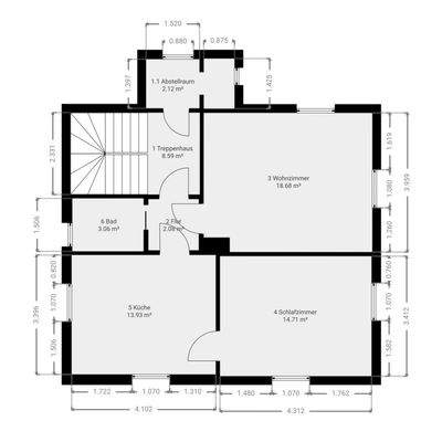 Grundriss 1. Obergeschoss 
