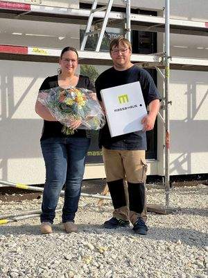 glückliche Bauherren