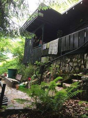 Untere Terasse, Blick aufs Hau