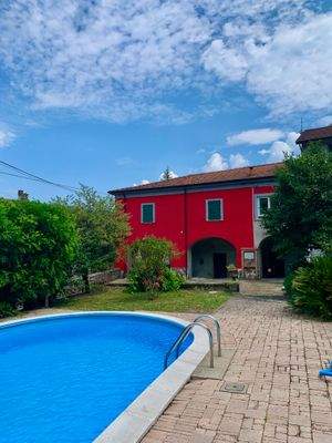 ...der Blick richtung Haus